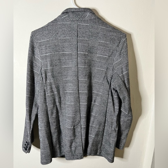 Old Navy Women's Size M Soft Cotton Plaid Blazer Work Career - Picture 2 of 4